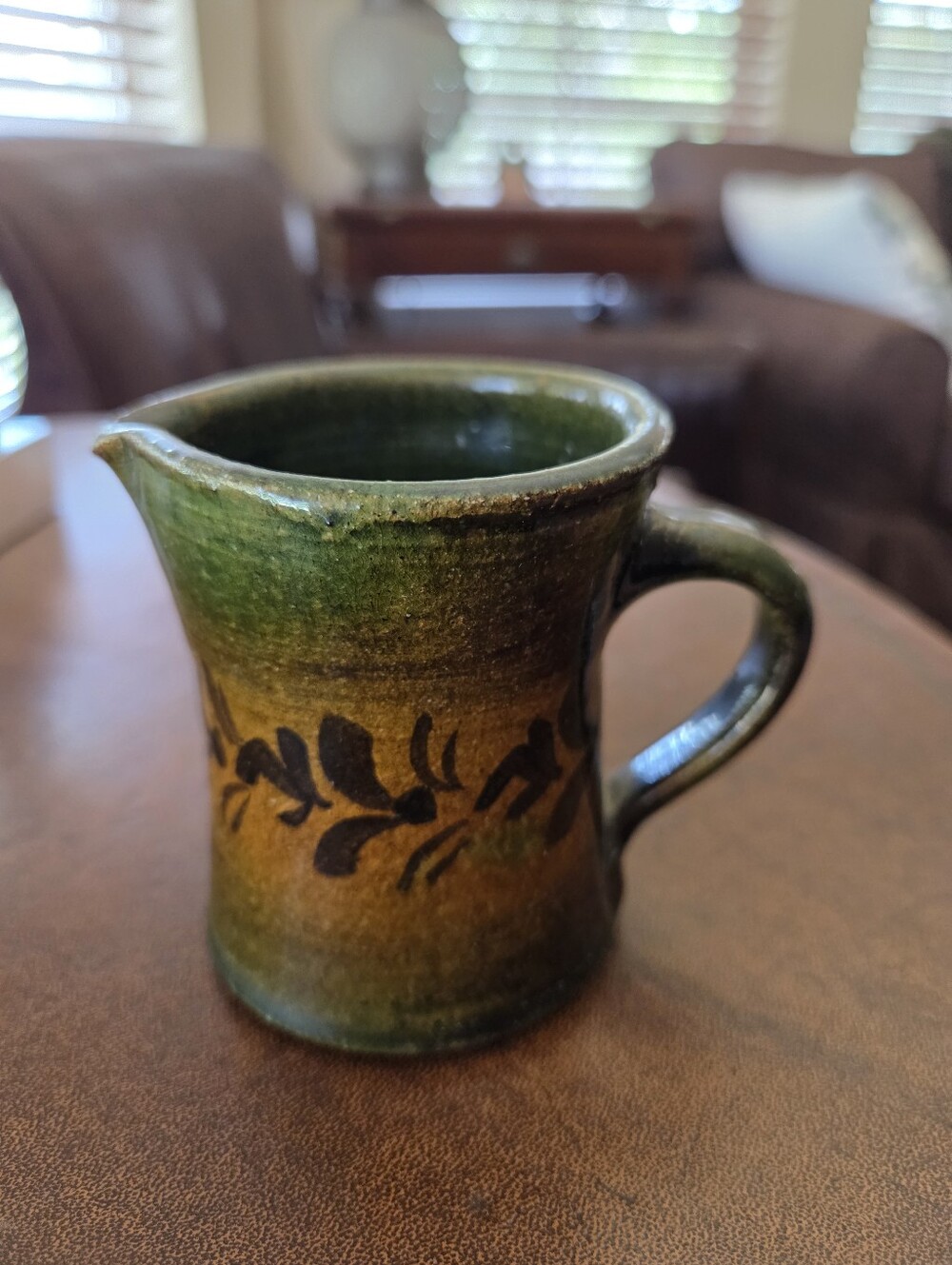 Folk Art Pitcher - Picture 3 of 7